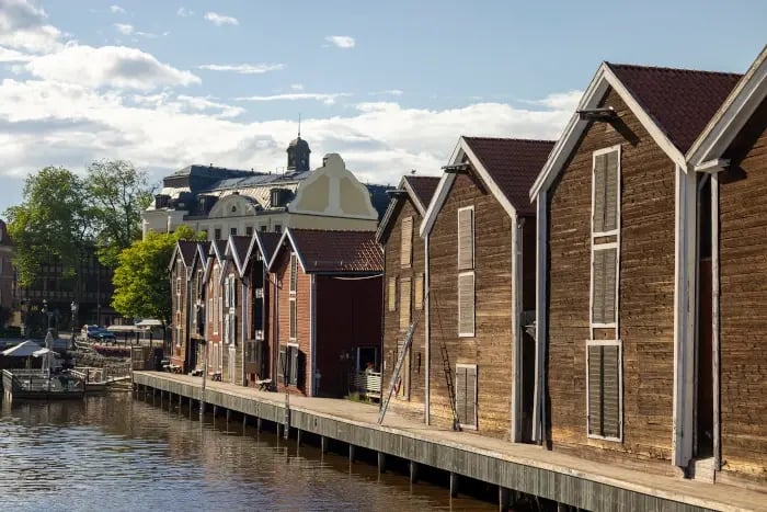 Vy från Hudiksvall
